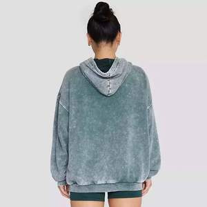 Hoodie <b>Long</b> Sleeve Causal Wear <b>Women</b> Hoodie Casual Streetwear Drop Shoulder Acid Wash Hoodies <b>Women's</b> Hoodies <b>Women</b> <b>Sweatshirt</b> - Product Image 2