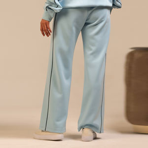 Pantalones de Moda para Mujer, Primavera 2026, Nuevo Estilo, Ribete de Color en Contraste, Pierna Ancha, Cintura Alta, Estilo Vintage - Product Image 2