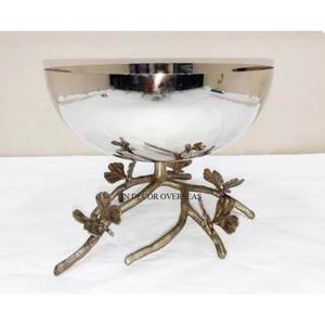 Soporte de Base de diseñador único chapado en oro fundido de aluminio para quemador de incienso de Metal recubierto de polvo de Color negro de la India - Product Image 5