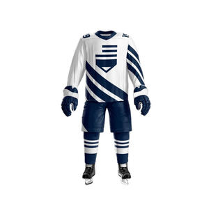 Pantalon de hockey unisexe, sublimation personnalisée, uniforme de hockey sur glace, vêtements d'entraînement d'équipe OEM populaires avec techniques imprimées à bas prix - Product Image 5