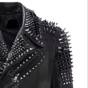 Blouson Bomber Homme Hiver en Cuir PU Vintage Fait Main Coupe Slim Tissu Toile Respirant Col Montant Couleurs Personnalisables Disponibles - Product Image 3