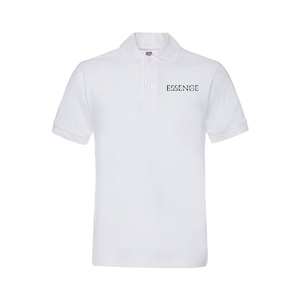 Custom Lapel Work Uniform Cotton Polo Shirt European Size DIY T-Shirts for Women Men in China