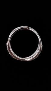 Bague de fiançailles solitaire fantaisie personnalisée en or 14 ct et argent 925 VVS1 diamant Moissanite 100% satisfaction - Product Image 6