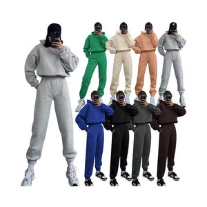 Survêtement en velours pour femmes 2024 logo personnalisé survêtement survêtement survêtement survêtement survêtement vente au Pakistan - Product Image 4