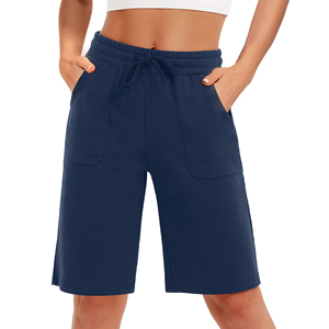 Pantalones cortos de algodón para mujer, elegantes, transpirables, perfectos para días cálidos, ideales para salidas informales, ofrece comodidad suave, grandes ofertas a granel - Product Image 4