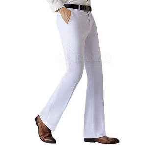 Ropa, pantalones lavados para hombre, pantalones acampanados de secado rápido para hombre, pantalones acampanados transpirables sostenibles para hombre - Product Image 4