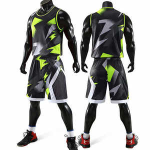 Nouveauté, uniforme de basket-ball unisexe, maillot sans manches avec short, respirant, léger, séchage rapide, uniforme de sport - Product Image 2