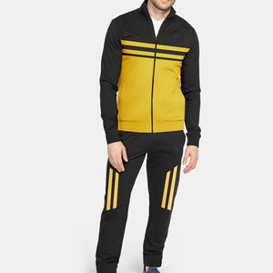 ชุดวอร์มผ้าฟลีซสำหรับผู้ชายชุดวิ่งพร้อมซิประบายอากาศได้ดีพิมพ์ลายกรดซักได้สำหรับฤดูหนาวโลโก้ตามสั่ง - Product Image 1