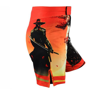 Pantalones cortos de MMA para hombre personalizados de alta exigencia, coloridos, con sublimación impresa, ligeros, mezcla de poliéster y Spandex, pantalones cortos de MMA a la venta - Product Image 1