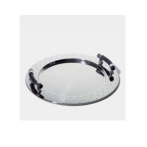 Bandeja de Servir Moderna de Acero, Estilo Nuevo, Forma y Tamaño Personalizados, Acabado Espejo, Asa, Plato Sostenible para Cocina, Hogar, Fiestas, AG - Product Image 3