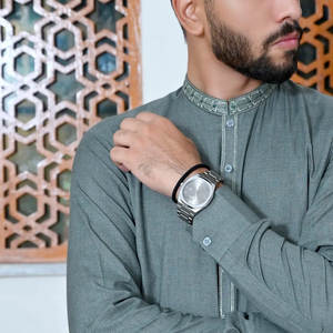 Vente directe d'usine pas cher prix séchage rapide hommes Shalwar Kameez 100% coton fait vêtements d'été hommes Shalwar Kameez - Product Image 4