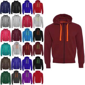 Sudadera con capucha de gran tamaño para hombre con Bolsillo grande y capucha con cordón Color sólido básico Ropa de gran tamaño Sudaderas con capucha totalmente personalizadas - Product Image 5