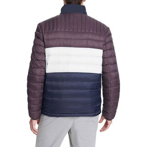 แจ็กเก็ต2025ขนเป็ดสำหรับผู้ชายแจ็กเก็ตขนฟูสีตัดกันดีไซน์ไม่เหมือนใคร - Product Image 6