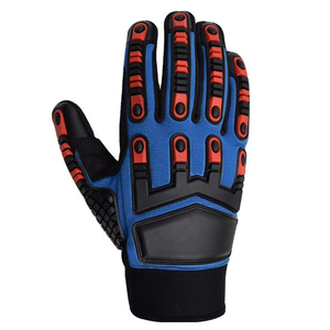 Guantes resistentes a impactos de Palma de alta calidad Guantes de seguridad mecánicos de trabajo TPR Guantes de aceite y gas - Product Image 4