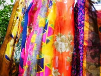 Boho rideau indien saree coloré porte pour bohème décor à la maison hippie chambre rideau lit auvent rideaux