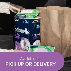 Papier toilette Cottonelle Ultra Comfort avec texture Cushion CleaningRipples, 12 méga-rouleaux familiaux = 54 rouleaux standard - Product Image 6