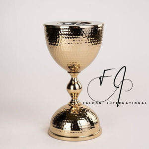 Quemador de incienso Bakhoor de Metal dorado de primera calidad, para el hogar Decoración de mesa, soporte de incienso, difusor de aromaterapia para el hogar y la Oficina - Product Image 4