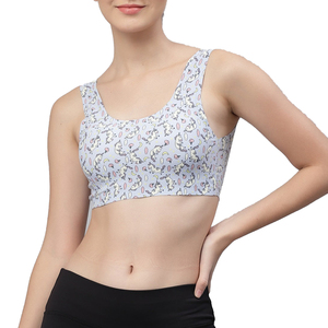 Fitness Gym High Elastic Soft V Shape Butt Lift Sport Mujeres Yoga Fitness Crop Top Sujetador deportivo de malla transpirable personalizado - Product Image 1