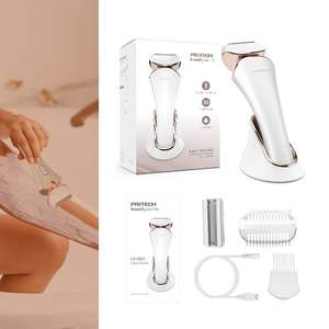 Rasoir électrique rechargeable sans fil pour femmes, tondeuse bikini et épilateur corporel, rasage humide et sec, rasoir corporel indolore - Product Image 1