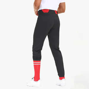 Logo de conception personnalisée en gros imprimé couleur noire 2025 pantalons de baseball de haute qualité OEM ODM pour hommes - Product Image 2