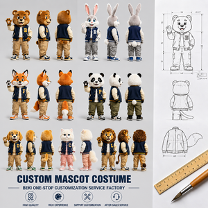 Costume de Mascotte Renne de Noël Personnalisé pour <span class=keywords><strong>Adulte</strong></span>, Tenue de Personnage Animal en Peluche, Fabricant OEM ODM, Promotion Événementielle des Fêtes - Product Image 3
