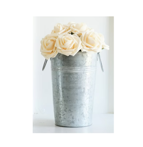 Pot de fleurs décoratif Décoration intérieure Vase à fleurs galvanisé Pots de fleurs design antique Vaisselle de chambre - Product Image 4