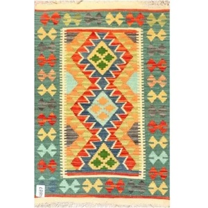 100% lana Kilim Runner hecho a mano bohemio Vintage bordado alfombra interior para eventos de boda para pasillos pisos elegante Kilim - Product Image 1