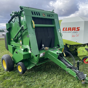 เครื่องอัดฟางกลมรุ่นใหม่ John Deere 450E พร้อมมอเตอร์ ประสิทธิภาพสูง รับประกัน 2 ปี สำหรับฟางข้าวสาลี ฟางข้าว - Product Image 1