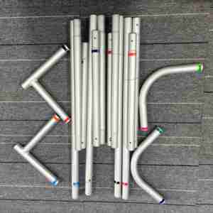 Xách tay và có thể gập lại 8 ft nhôm căng thẳng vải Khung ảnh gian hàng <span class=keywords><strong>Backdrop</strong></span> Dễ dàng cài đặt cho đám cưới hiển thị triển lãm - Product Image 4