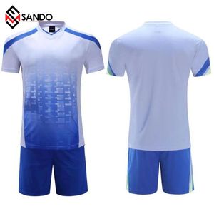 Camisetas de fútbol en blanco unisex para hombre, camisetas y uniformes de fútbol, venta al por mayor, sublimación, estampado liso para adultos - Product Image 3