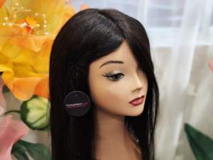 วิกผมแท้แบบเต็มหนังมีที่ปิดลูกไม้หลายสีผมอินเดียและเวียดนาม - Product Image 3