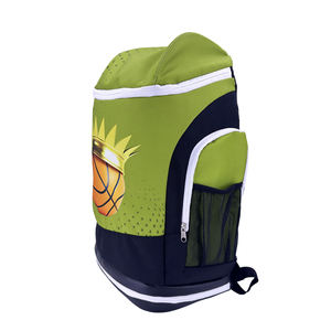 Sac à dos d'équipe en velours côtelé pour sublimation DIY, motif lettres, luxe, durable, transfert thermique, commande en gros, SSTB-0020B - Product Image 2