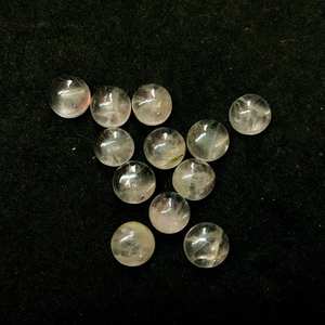 12 Pieces Natural Rose Quartz Round Cabochon Lots ! Rose Quartz Polished Loose Gemstone ! Rose Quartz Cabochon Gemstone - Product Image 6