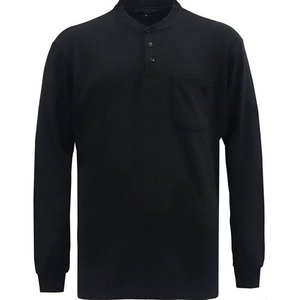 Camisas de Trabajo Personalizadas para Hombre, Resistentes al Fuego, Certificadas CE, Manga Larga, Henley, Retardantes de Llama, de Algodón, con Impresión Digital, para Soldadura - Product Image 5