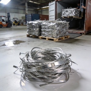 เศษลวดอะลูมิเนียม 6063 คัดแยกสะอาด ลวดโลหะสีสว่าง สำหรับการหล่อโลหะผสมและโรงงานผลิต - Product Image 4