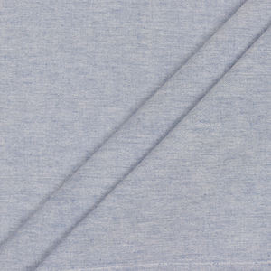 90x90 cm 200 GSM Home Textile Exporters' Woven 100% Cotton <b>Table</b> <b>Cloth</b> with Blue Chambray Stripes - Product Image 2