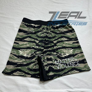 ชุดกีฬาผ้าทอลายทแยงกางเกงขาสั้นน้ำหนักเบาสำหรับต่อสู้และต่อสู้ - Product Image 2