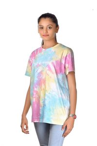 Tie and Dye camiseta para mujer con manga corta - Product Image 2