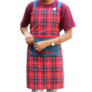 Tablier de cuisine 100% coton de meilleure qualité avec broderie et OEM 100% à un prix abordable - Product Image 1