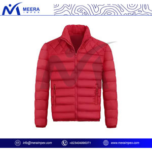 Blouson matelassé léger et imperméable pour homme, personnalisé OEM, chaud, coupe-vent, streetwear, décontracté, haute performance pour l'hiver - Product Image 2