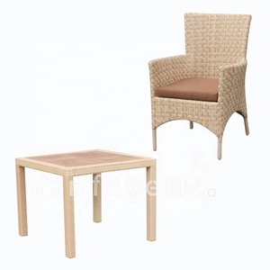 <strong>4</strong> <strong>Seater</strong> Patio Outdoor Dining <strong>Bistro</strong> <strong>Set</strong> Aluminum Frame Patio Furniture <strong>Set</strong> With Teak Decor Table - Product Image 6