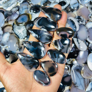 Precioso colgante de ópalo de dendrita natural, bisel Chapado en plata de ley, precio al por mayor para hermosas joyas de piedras preciosas sueltas - Product Image 1