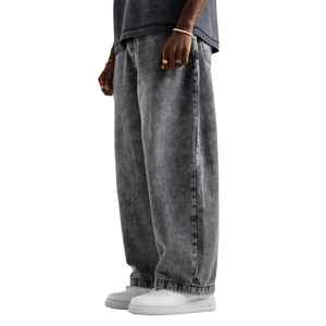 กางเกงยีนส์ลำลองสำหรับผู้ชาย, กางเกงยีนส์ลำลองลำลองทรงหลวมใส่ได้ทั้งชายและหญิง - Product Image 3