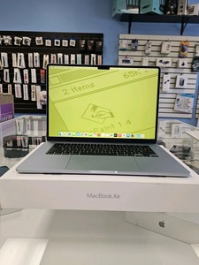 Mac Air 15 pouces 2025 100% original, ordinateur portable AI avec écran Liquid Retina M4, 16 Go de RAM, 512 Go de stockage SSD, 12MP Touch ID, acier inoxydable - Product Image 1