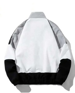 Chaqueta Cortavientos Moderna y Ligera de Lona para Hombre, Chaqueta Impermeable con Cuello Alto para Actividades al Aire Libre en Primavera - Product Image 2