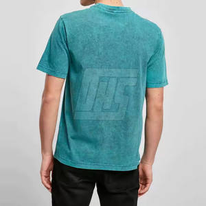 Camisetas Extra Grandes para Hombre con Lavado Ácido, Camiseta Holgada y Elegante para Estilo Urbano y Atuendos Diarios - Product Image 2