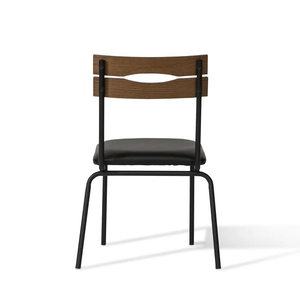 PU <b>Dining</b> Seat, Powder-Coated Steel Legs with Oak Veneer - Product Image 3