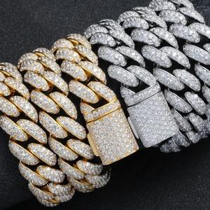 Cadena Cubana de Lujo con Moissanita VVS Certificada por GRA, Joyería Fina Personalizada, Collar Iced Out para Hombre, Regalo Premium al por Mayor - Product Image 1