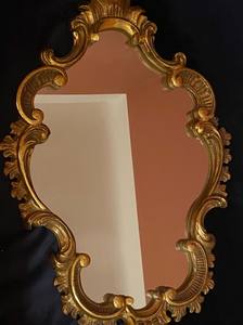 Espejo Barroco Veneciano Auténtico de Mediados del Siglo XIX, Chapado en Oro - Product Image 2