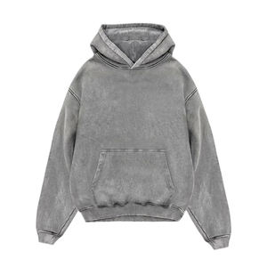Factory Best Quality Custom Logo Winter 100% Cotton Pullover <b>Hoodies</b> for <b>Men</b> Women Breathable Quick Dry Unisex Use Acid Wash - Product Image 1